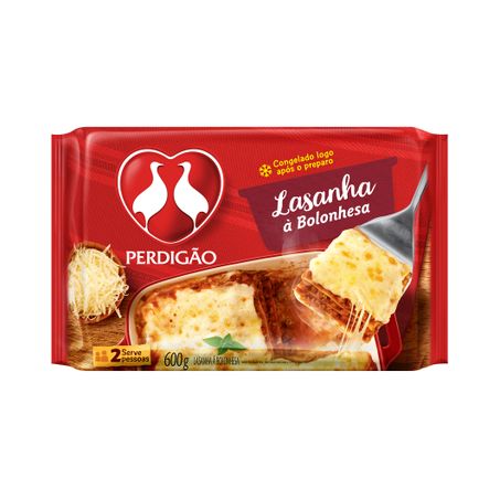 Lasanha perdigão bolonhesa 600g