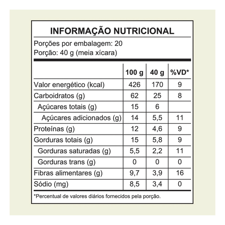 Granola Mãe Terra Cacau 800g 360-2