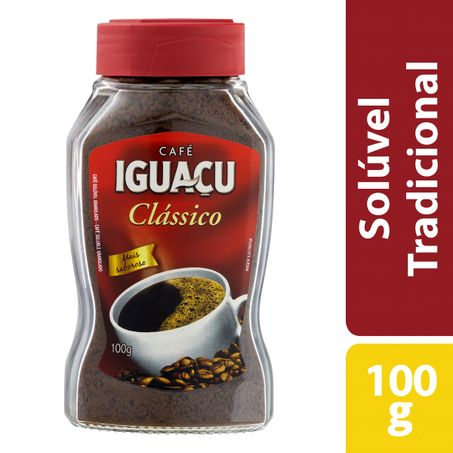 CAFÉ SOLÚVEL GRANULADO CLÁSSICO IGUAÇU
