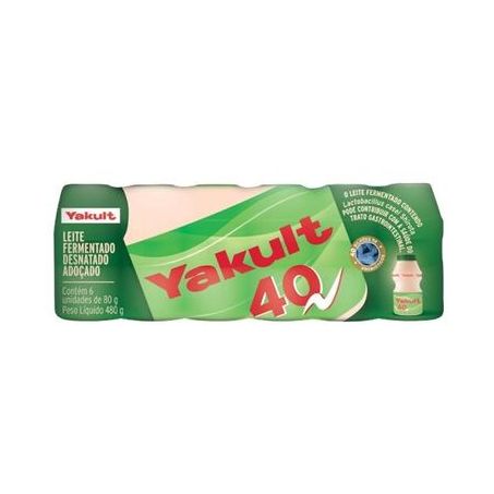 Leite Fermentado Yakult 40 6un 480g 
 