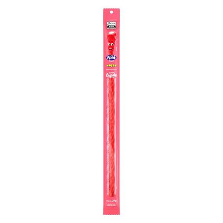 Balas Fini Tubes Morango Gigante Tradicional 27g