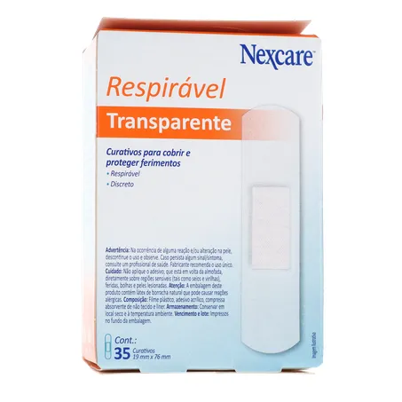 Curativo Nexcare Transparente Caixa 35un 
  360-17