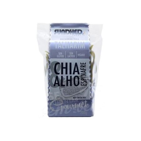 Talharim, Chia, Alho e Espinafre 200g