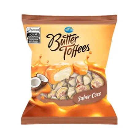 Bala Arcor 90g Butter Toffees Coco