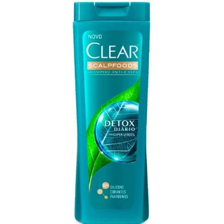 Shampoo clear 200ml anti caspa detox diario