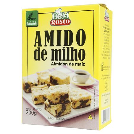 Amido de milho bom gosto caixa 200g