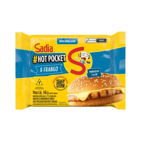 Hot pocket sadia x frango 145g