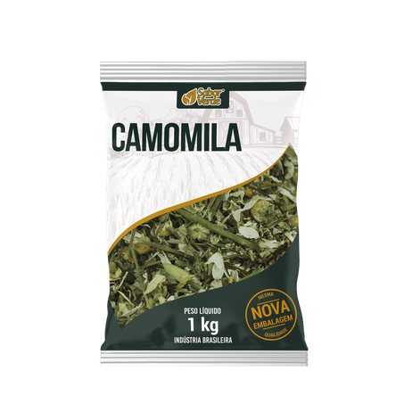 Camomila Flor Nacional 1 Kg Sabor Verde