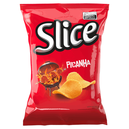 Batata frita ondulada picanha slice 90g