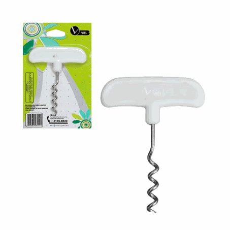 ABRIDOR SACA ROLHA VIEL PLASTICO REF3109 UN