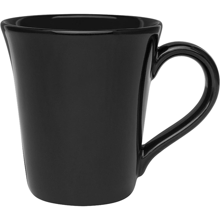 Caneca Biona Oxford 330ml - Tulipa - Cerâmica - Preta - Ref. 4222