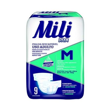 FRALDAS MILI VITA M COM 9UN