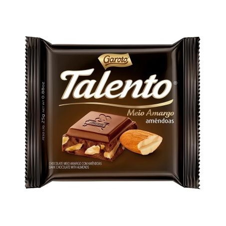 CHOC GAROTO TALENTO M AMARGO 25G