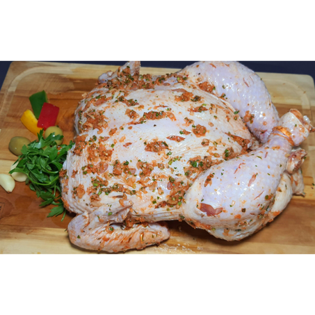 Frango temperado kg
