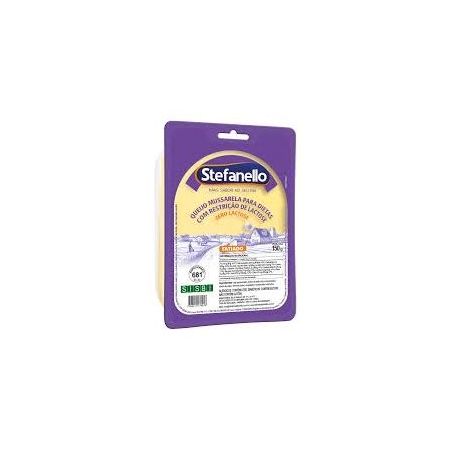 Queijo stefanello mussarela zero lactose fatiado 150g