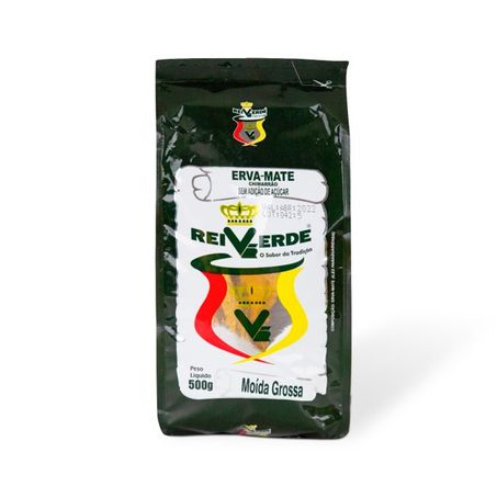 ERVA MATE REI VERDE MOÍDA GROSSA 500G
