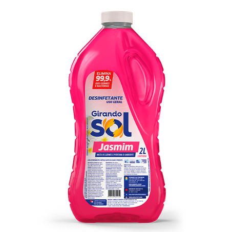 Desinfetante girando sol jasmim 2l