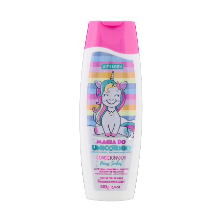 Condicionador infantil unicórnio vini lady 325ml