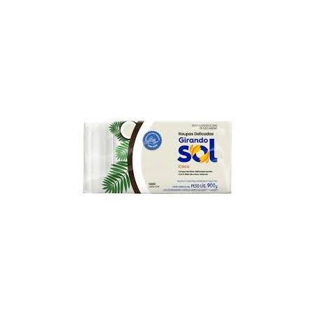Sabao barra girando sol 900g coco