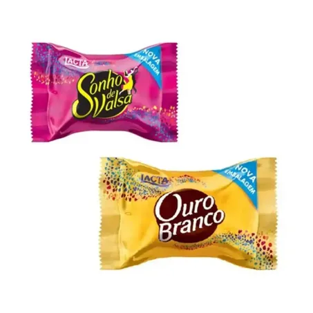 Bombom Lacta Sonho De Valsa Ou Ouro Branco Un 20g 
 