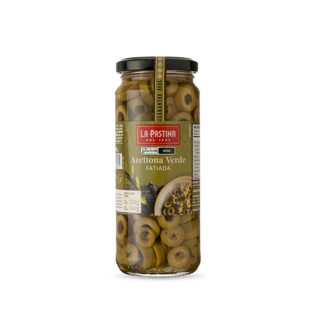 La Pastina Azeitonas Verde Fatiadas 160G