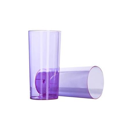 COPO DESC.STRAWPLAST REFRIG. ROXO NEON 340ML C/12