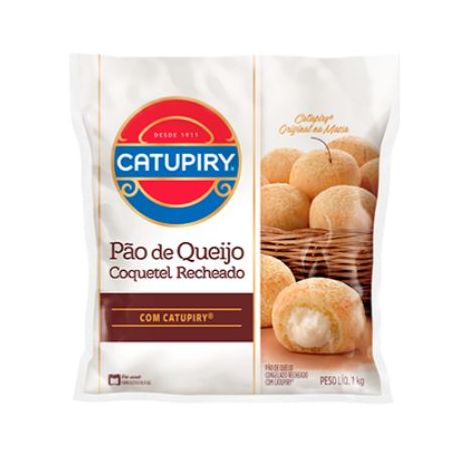 PÃO QUEIJO CATUPIRY COQUITEL RECHEADO 1KG