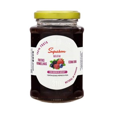 GELEIA SUPERBOM FRUT VERM C/ CHIA 310G