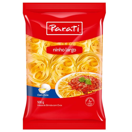 Massa parati c/ovos 500g ninho largo