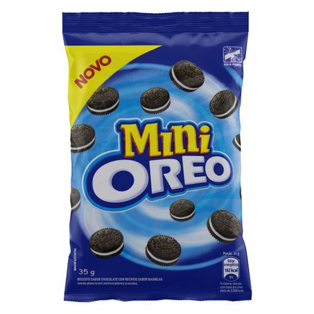 MINI BISCOITO CHOCOLATE RECHEIO BAUNILHA OREO