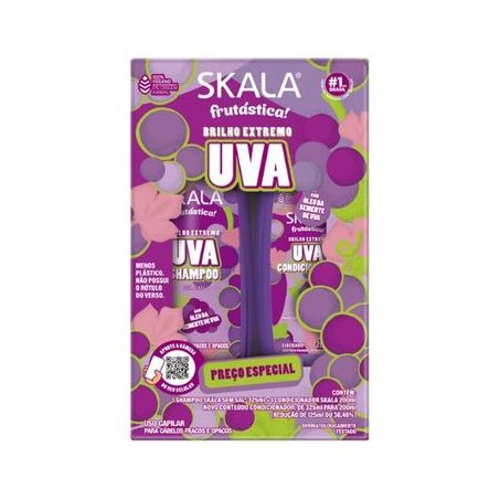 Kit Skala Shampoo 325mlCondicionador 200ml uva