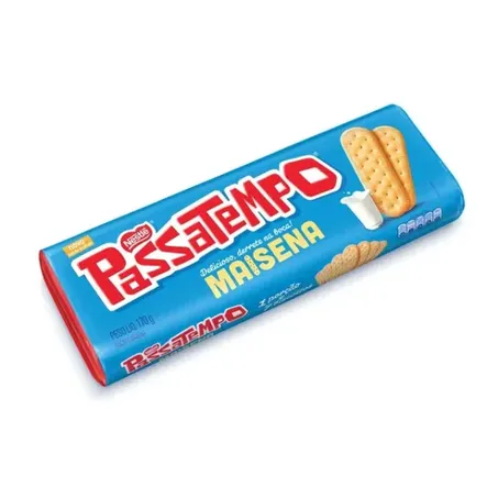 Biscoito Nestlé Passatempo Maizena Pacote 170g 
 