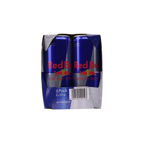 Energetico red bull trad 250ml 6un 360-15