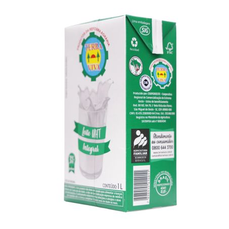 Leite UHT Integral Terra Viva Caixa 1lt 360-39