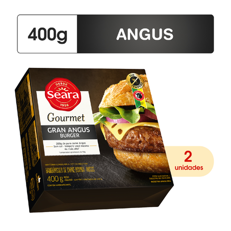 Hambúrguer Gran Angus Seara Gourmet 400G
