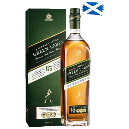 WHISKY JOHNNIE WALKER GREEN LABEL 750ML