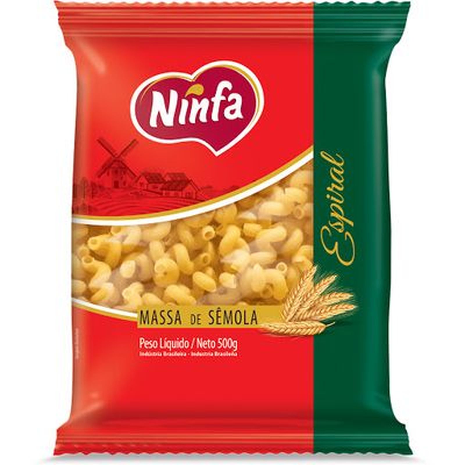 Massa espiral semola ninfa 500g