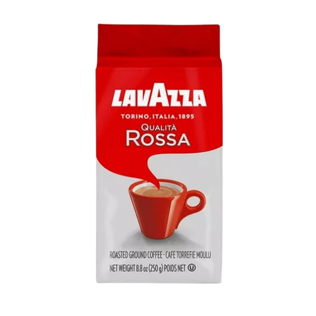 Cafe ital lavazza qual rossa vacuo 250g