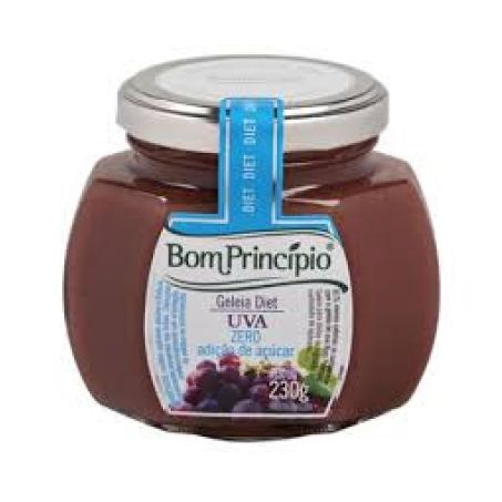 Geleia de uva diet bom principio 230g