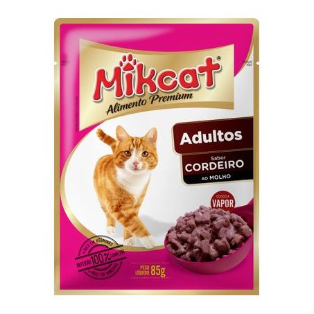 Mikcat cordeiro 85g sache *