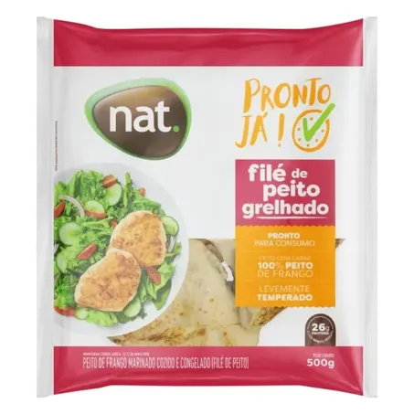 Filé de frango nat cozido grelhado 500g