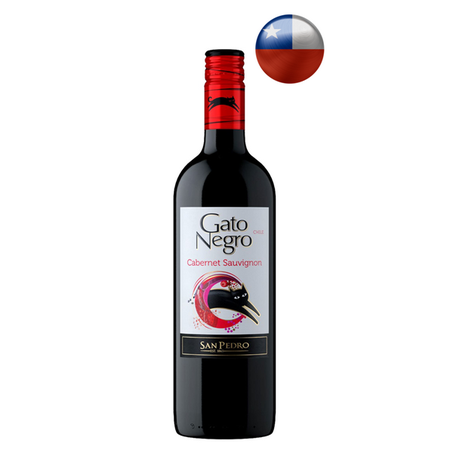 VINHO GATO NEGRO CABERNET SAUVIGNON CHILE 750ML