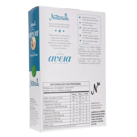 AVEIA NATURALE FLOCOS FINOS 170G 360-15