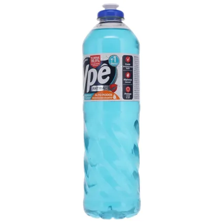 DETERGENTE LÍQUIDO YPÊ ANTIBACTERIANO 500ML 360-4
