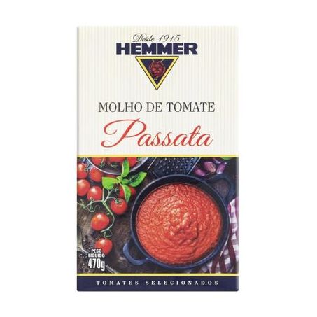 Molho tomate hemmer passata 470gr