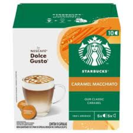 Capsulas cafe dolce gusto 10un starbucks caramel macchiato