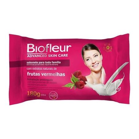 Sabonete Biofleur Frutas Vermelhas 180g