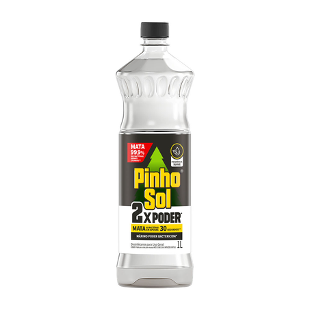 Desinfetante  Pinho Sol 2X Poder Fragrância Suave 1L