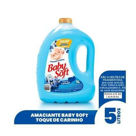 AMACIANTE BABY SOFT 5LT TOQ.CARINHO CX 2