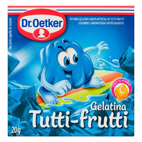 GELATINA EM PÓ TUTTI FRUTTI DR. OETKER